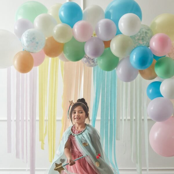 Pastel Balloon & Streamer Garland (x 50 balloons) - 图片 2
