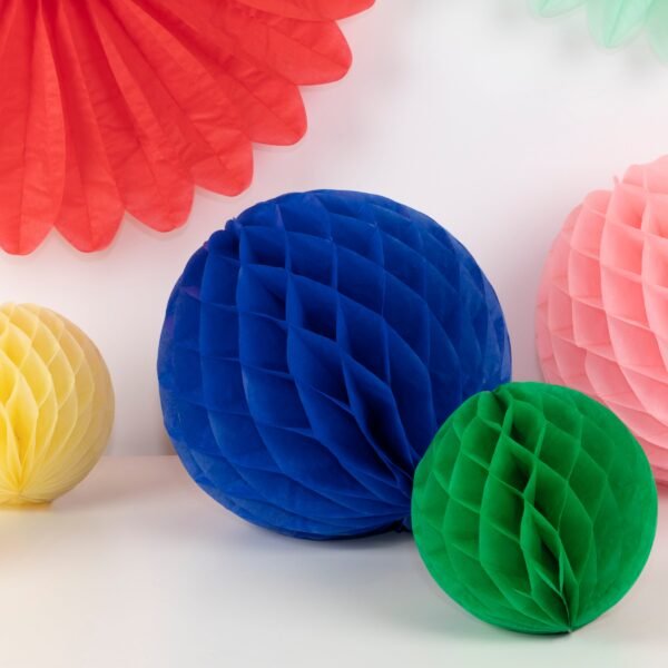 Rainbow Honeycomb Decoration Kit (x 16) - 图片 3