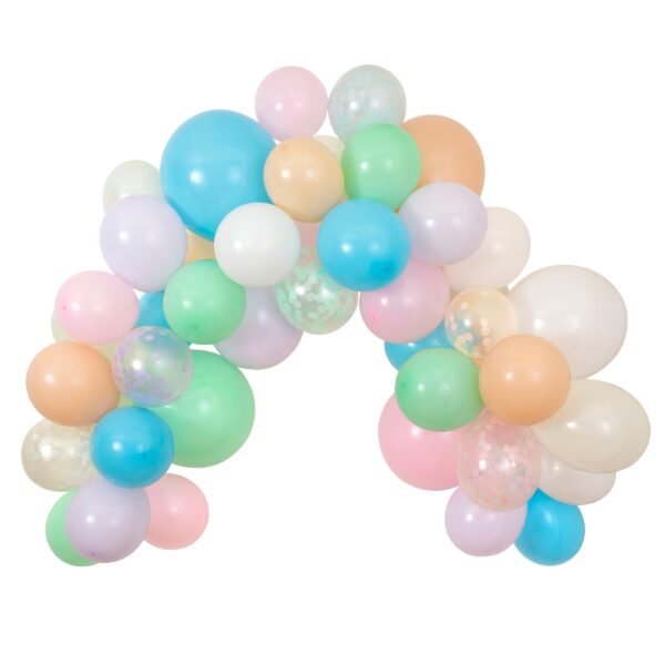 Pastel Balloon & Streamer Garland (x 50 balloons) - 图片 4