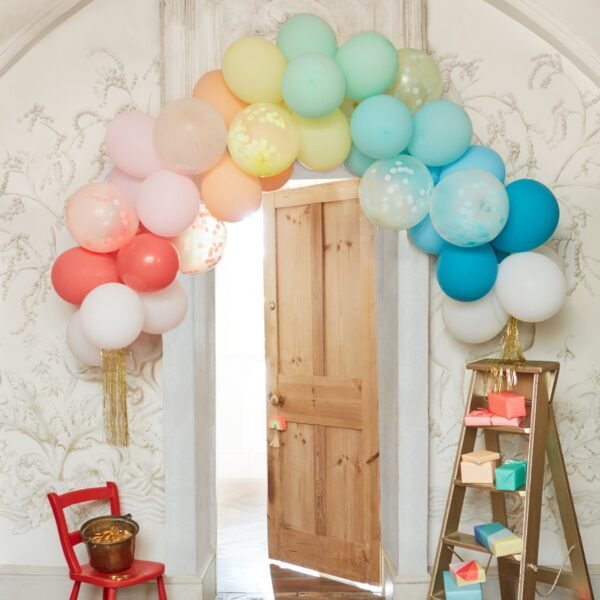 Rainbow Balloon Arch Kit (x 40 balloons) - 图片 2