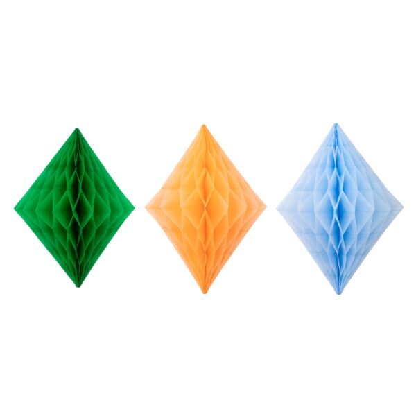 Rainbow Honeycomb Decoration Kit (x 16) - 图片 5