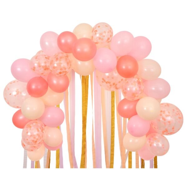 Pink Balloon & Streamer Garland (x 50 balloons) - 图片 2
