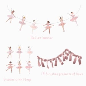 Ballerina Paper Garland Banner