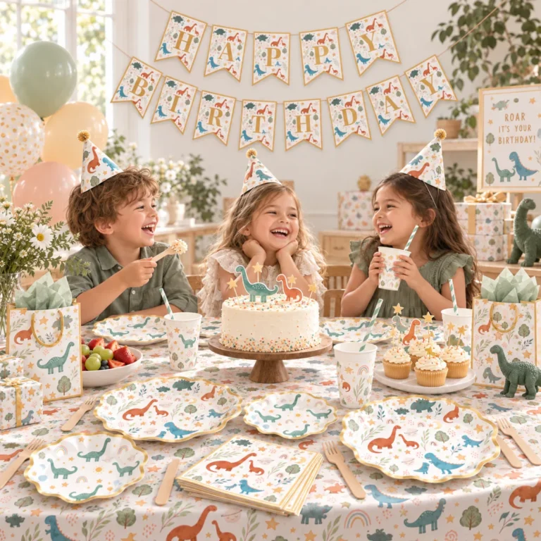 Dinosaur Party Tableware Set for Kids Birthdays | Damai Party