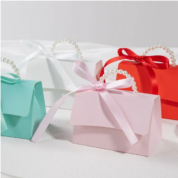 Foldable Rectangle Wedding Favor Box – view 2 | Damai Party