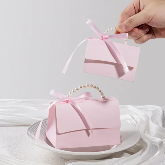 Foldable Rectangle Wedding Favor Box – view 3 | Damai Party