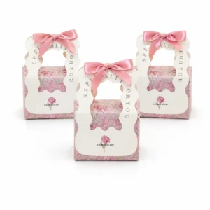 Handheld Wedding Candy Favor Box with Bow | Damai Party