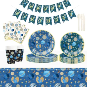 Outer Space Planet Party Tableware Set | Damai Party