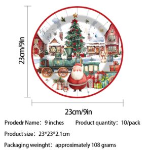 Santa & Snowman Christmas Tableware Set