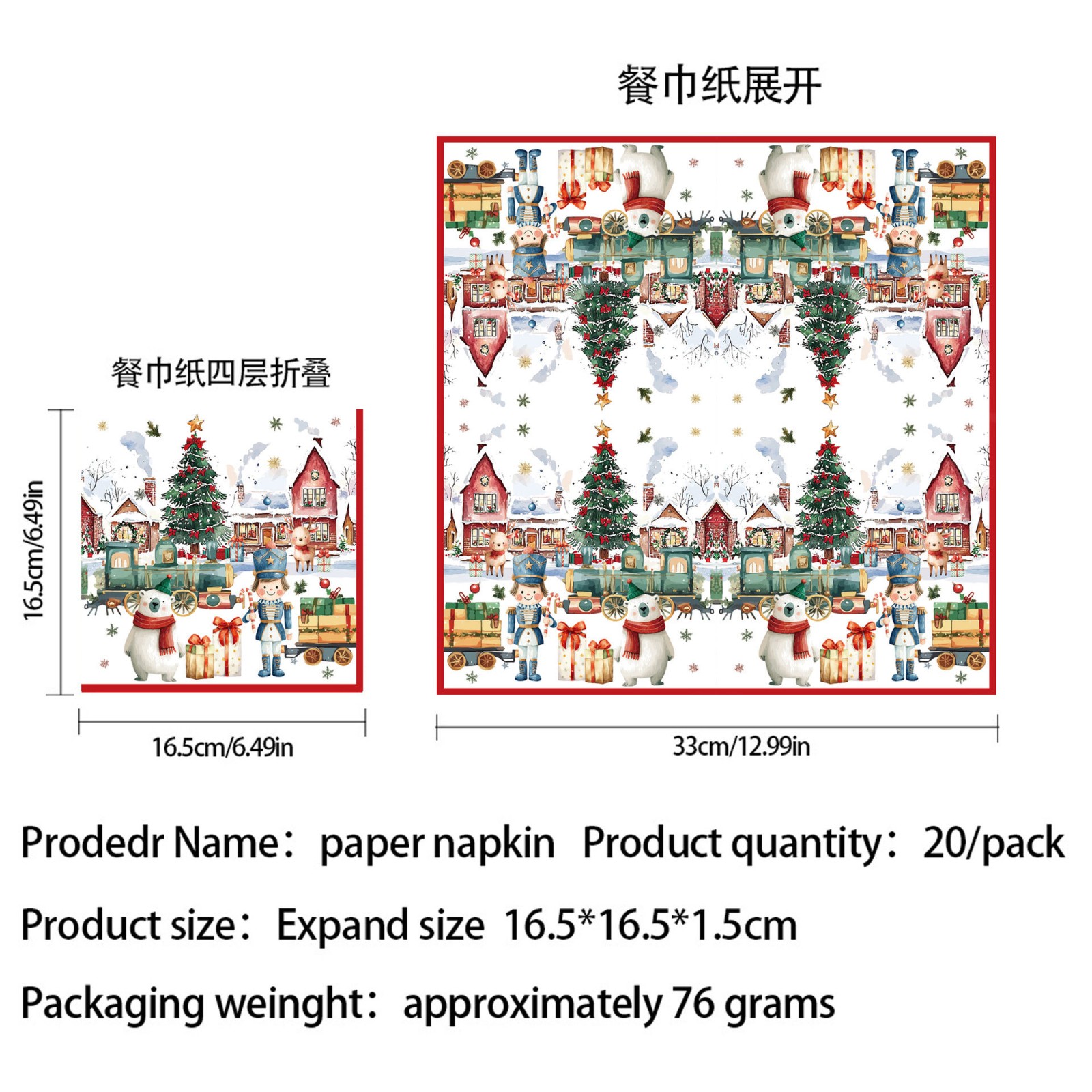 Santa & Snowman Christmas Tableware Set - view 3