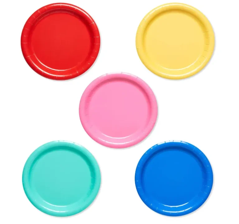 Solid Color Paper Dessert Plates, 7 Inch | Damai Party