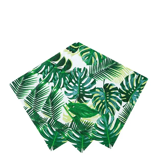Tropical Luau Palm Leaf Party Tableware Set – view 4 | Damai Party